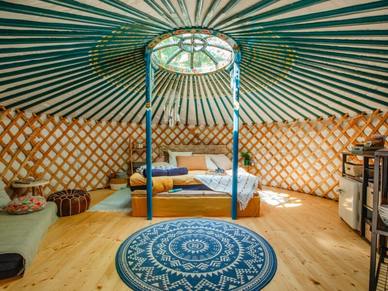 Yurt in the wood