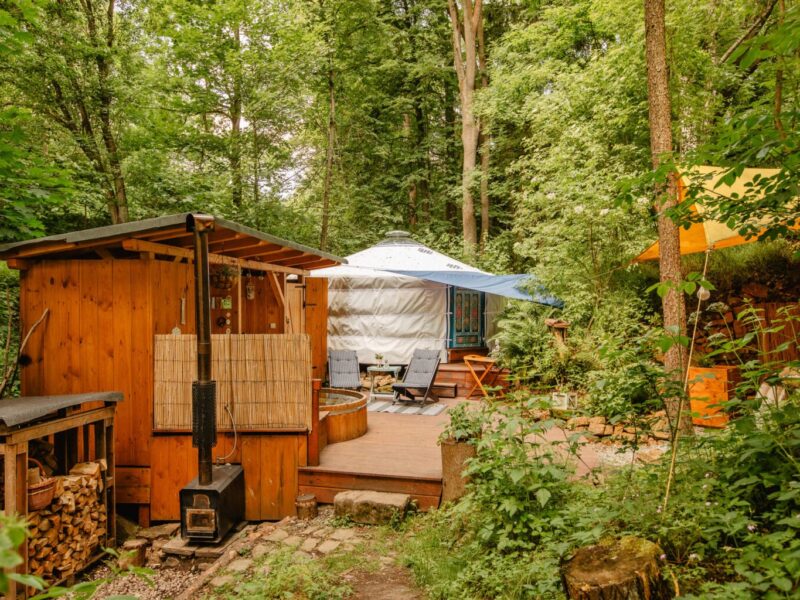 Yurt in the wood